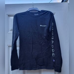 Champion Black Long Sleeve Shirt